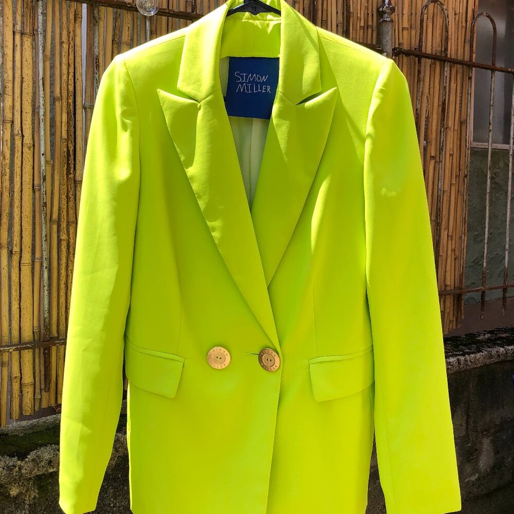 Simon Miller Galen Blazer in Algae Green in XS